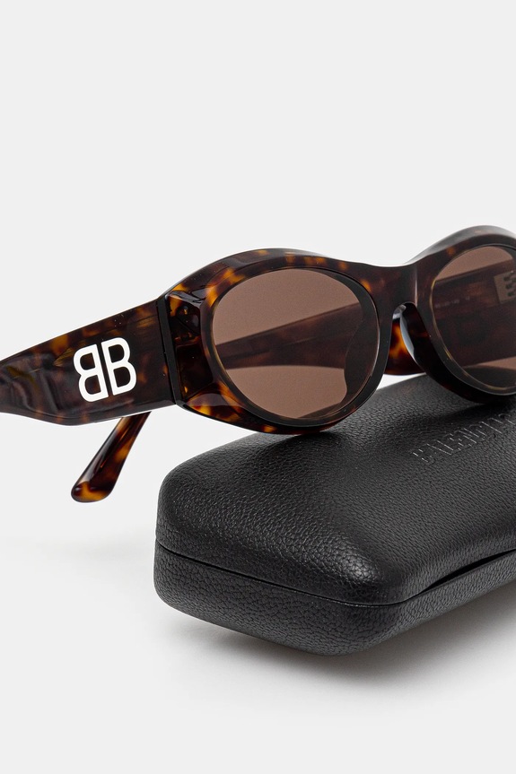 Akcesoria Balenciaga okulary przeciwsłoneczne BB0396SK pomarańczowy