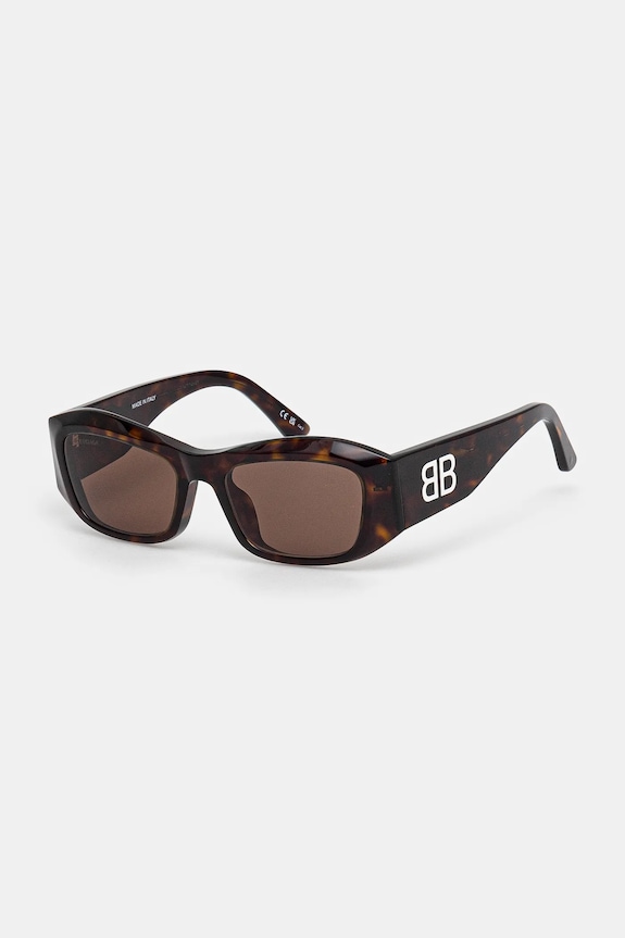 Balenciaga okulary przeciwsłoneczne kocie oczy pomarańczowy BB0397SA