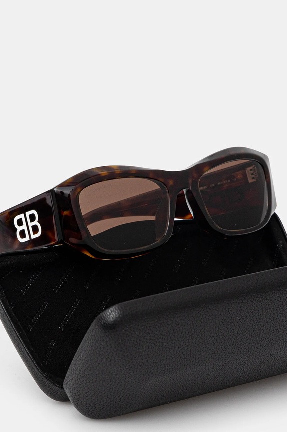 Akcesoria Balenciaga okulary przeciwsłoneczne BB0397SA pomarańczowy