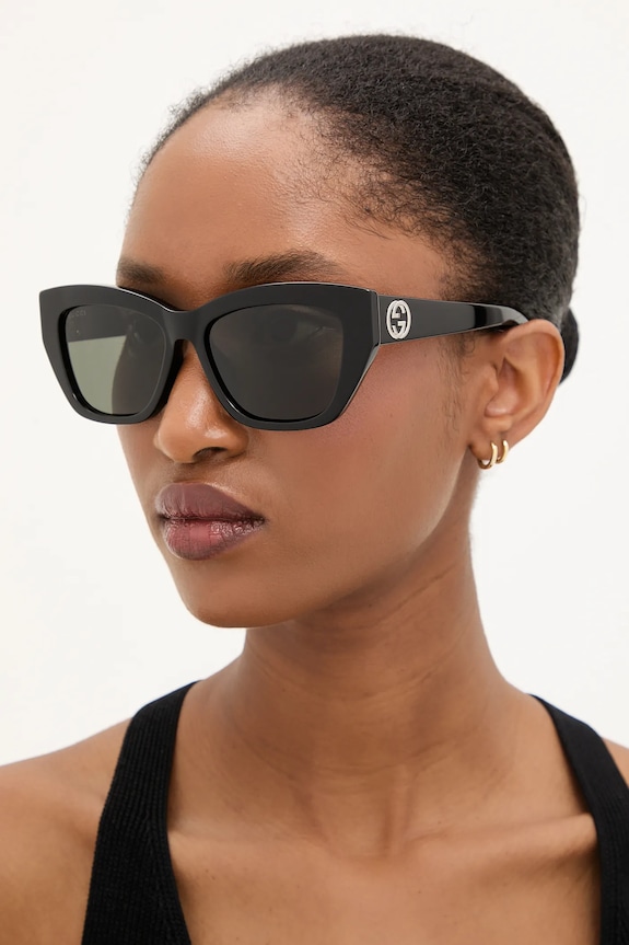 Gucci okulary przeciwsłoneczne jednolita czarny GG1844SA