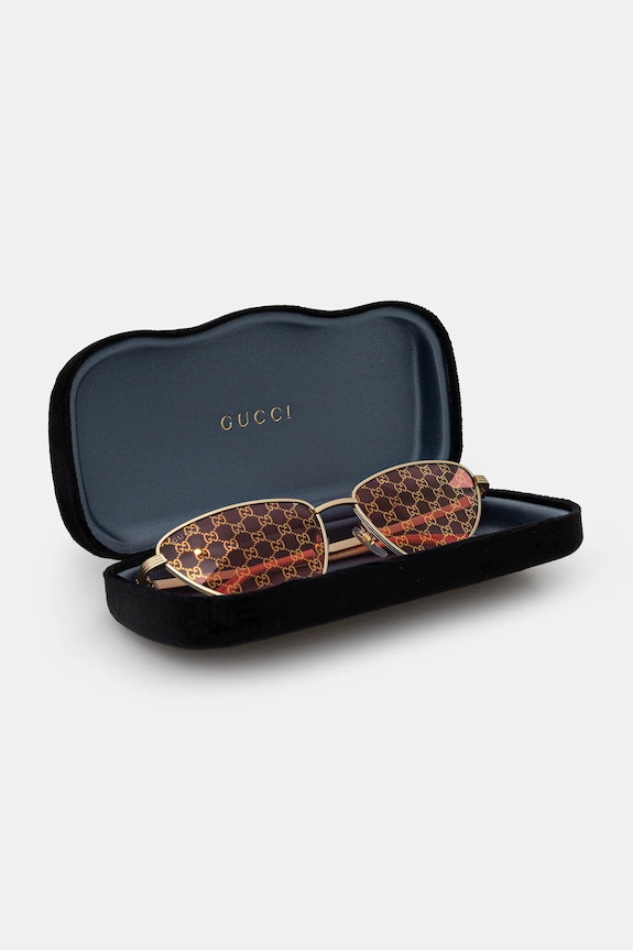 Gucci okulary przeciwsłoneczne GG1879S złoty
