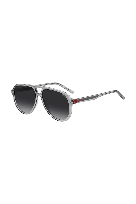 HUGO okulary pilotki szary HG.1362/S