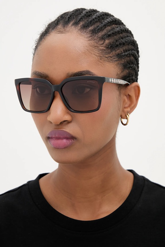 Sunčane naočale Guess jednobojno smeđa GU00099.5552H