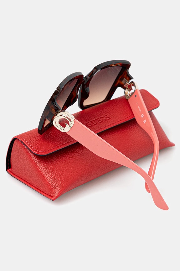 Accesorii Guess ochelari de soare GU00103.5252F burgundia