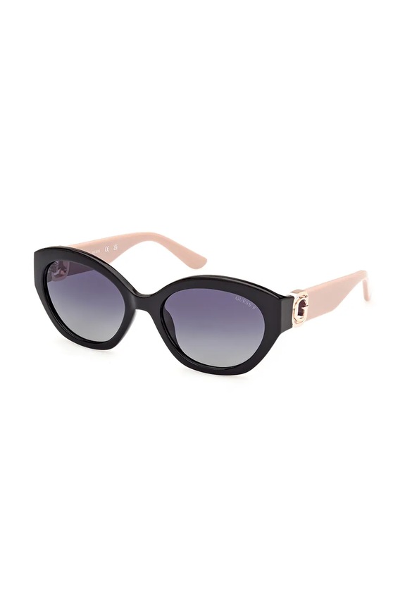 Guess okulary przeciwsłoneczne kocie oczy beżowy GU00104.5605D