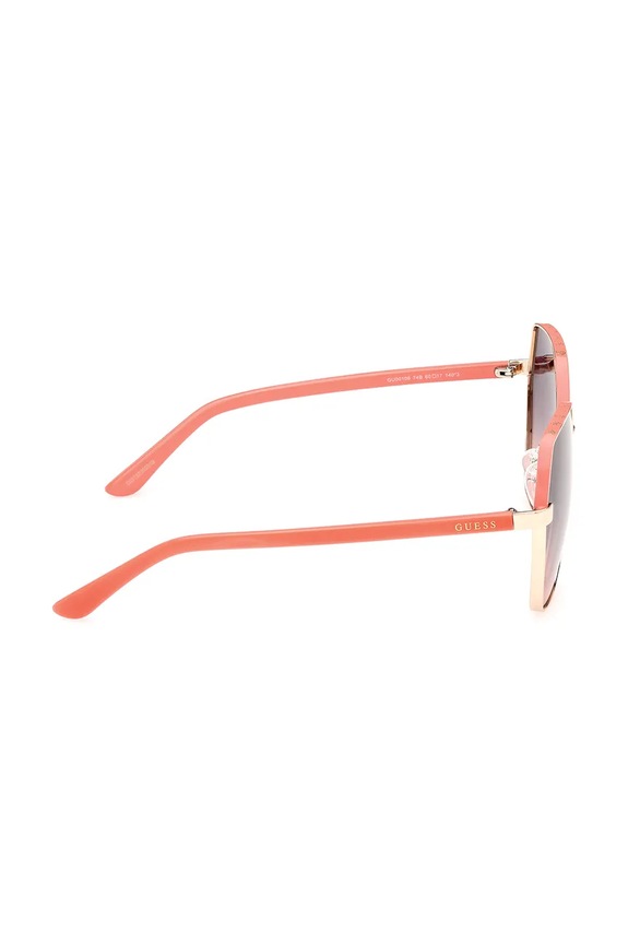 Guess okulary przeciwsłoneczne GU00108.6074B pomarańczowy