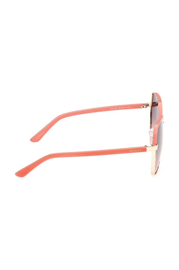 Guess okulary przeciwsłoneczne GU00108.6074B pomarańczowy