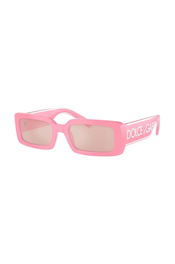 Dolce & Gabbana occhiali da sole rectangle rosa 0DG6187