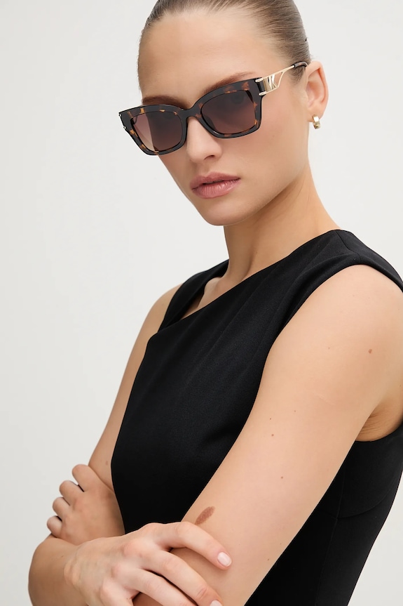 Michael Kors okulary przeciwsłoneczne gradientowa bordowy 0MK2237U