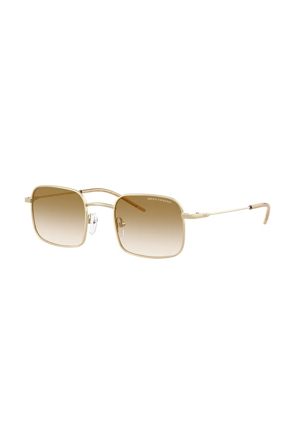 Armani Exchange okulary przeciwsłoneczne gradientowa złoty 0AX2055S