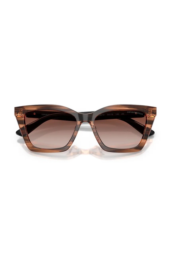 Emporio Armani okulary przeciwsłoneczne 0EA4250U brązowy