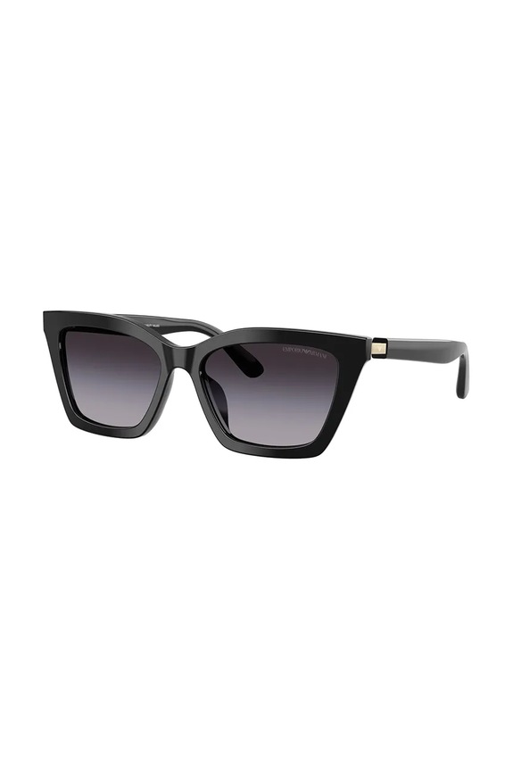 Emporio Armani okulary przeciwsłoneczne kocie oczy czarny 0EA4250U