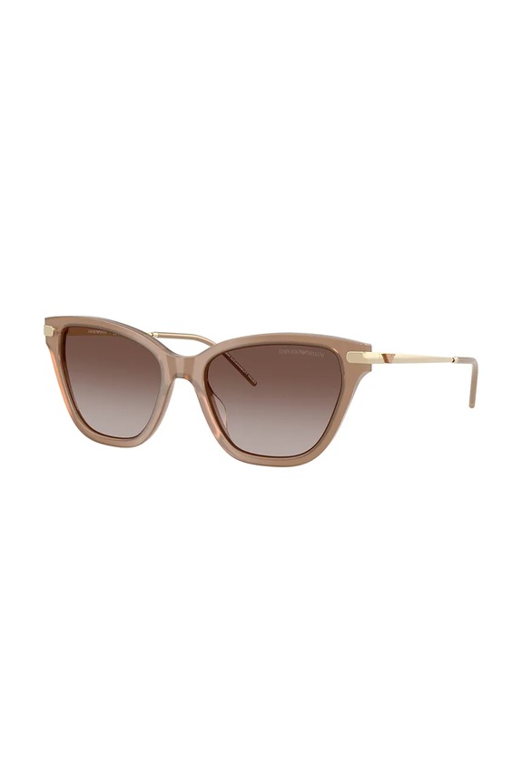 Emporio Armani okulary przeciwsłoneczne przezroczysta beżowy 0EA4251