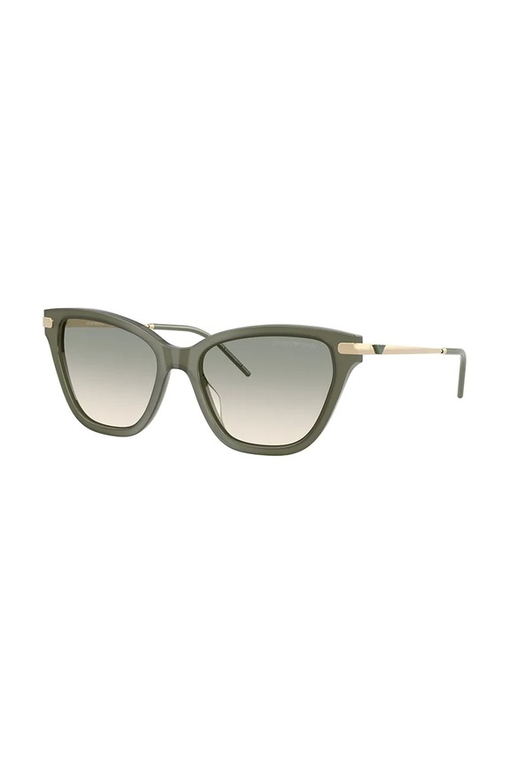 Emporio Armani okulary przeciwsłoneczne przezroczysta zielony 0EA4251