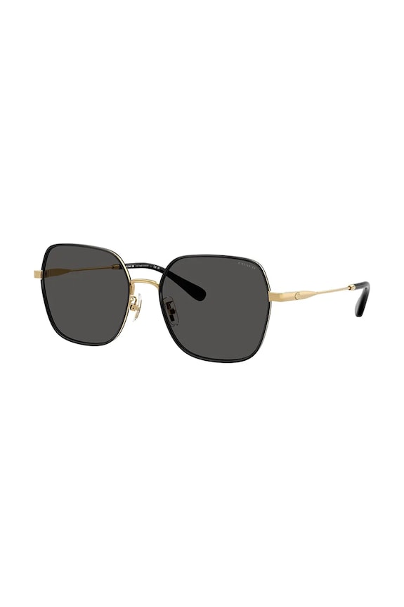 Coach ochelari de soare rotund negru 0HC7180D