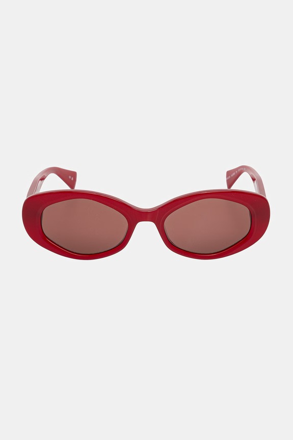 AllSaints okulary przeciwsłoneczne damskie Carolyn ALS5020 czerwony AA00