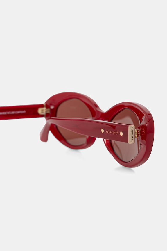 Akcesoria AllSaints okulary przeciwsłoneczne damskie Carolyn ALS5020 czerwony