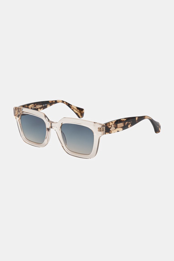 Vivienne Westwood sluneční brýle typu wayfarer dámské Cary hnědá VW5026
