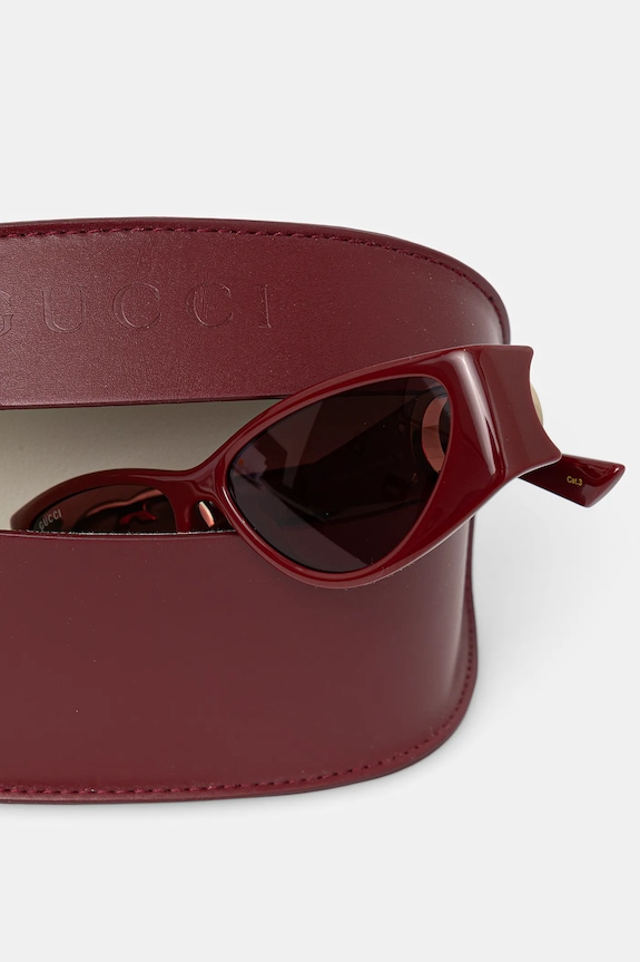 Gucci okulary przeciwsłoneczne GG1824S bordowy