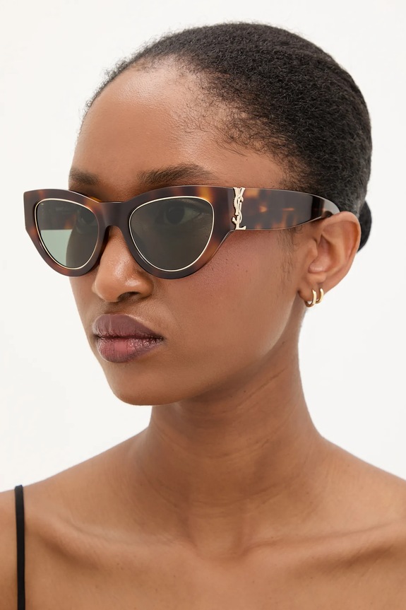 Saint Laurent okulary przeciwsłoneczne jednolita zielony SL.M94.RIM