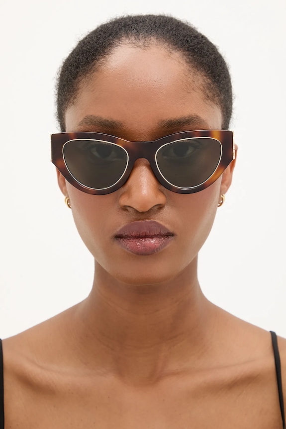 Saint Laurent okulary przeciwsłoneczne SL.M94.RIM zielony