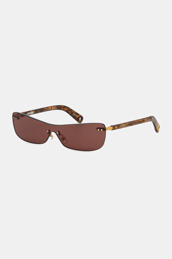 Jacquemus okulary przeciwsłoneczne MIRADA JAC69C2SUN brązowy AA00