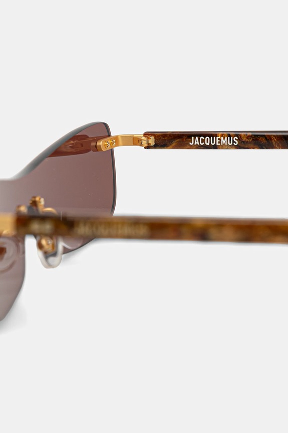 Jacquemus okulary przeciwsłoneczne MIRADA brązowy JAC69C2SUN