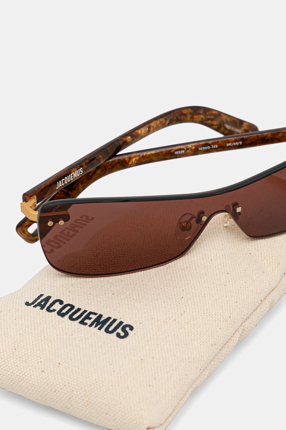 Jacquemus okulary przeciwsłoneczne MIRADA JAC69C2SUN brązowy