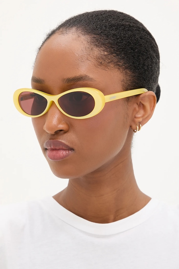 Jacquemus okulary przeciwsłoneczne NUVOLA nie żółty JAC135C4SUN