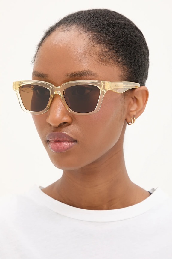 Jacquemus napszemüveg CARRE standard sárga JAC109C3SUN