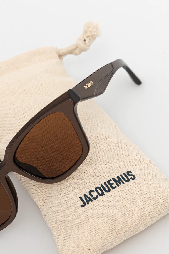 Sluneční brýle Jacquemus CARRE hnědá JAC109C1SUN