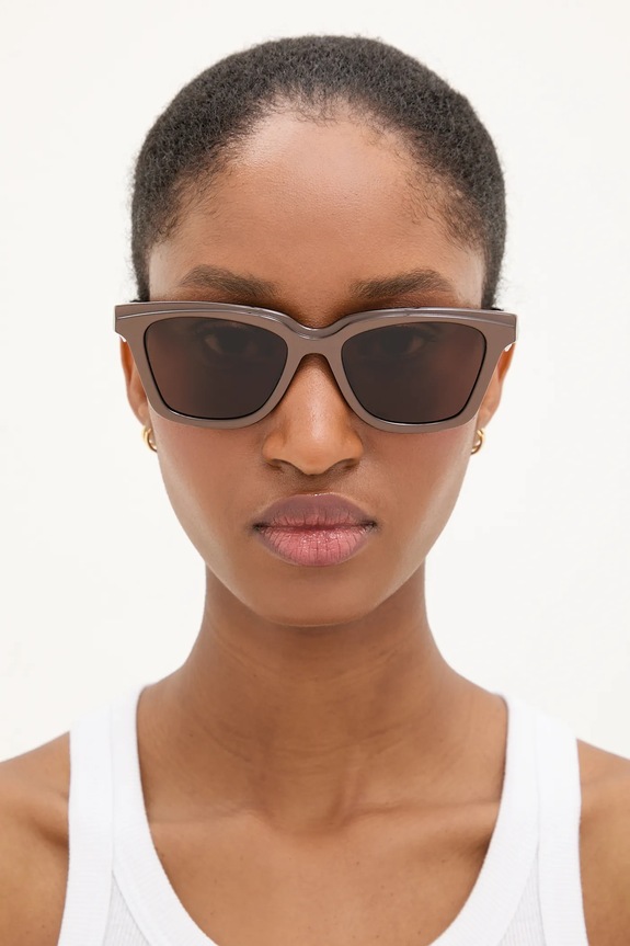 Sluneční brýle Jacquemus CARRE JAC109C1SUN hnědá