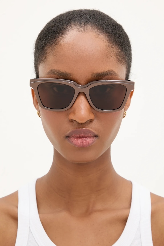 Sluneční brýle Jacquemus CARRE JAC109C1SUN hnědá