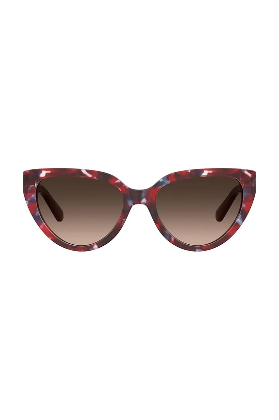 Doplnky Love Moschino slnečné okuliare dámske MOL095/S burgundské