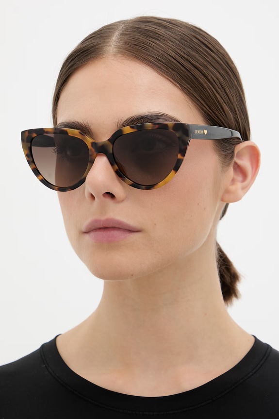 Love Moschino slnečné okuliare dámske hnedá MOL095/S