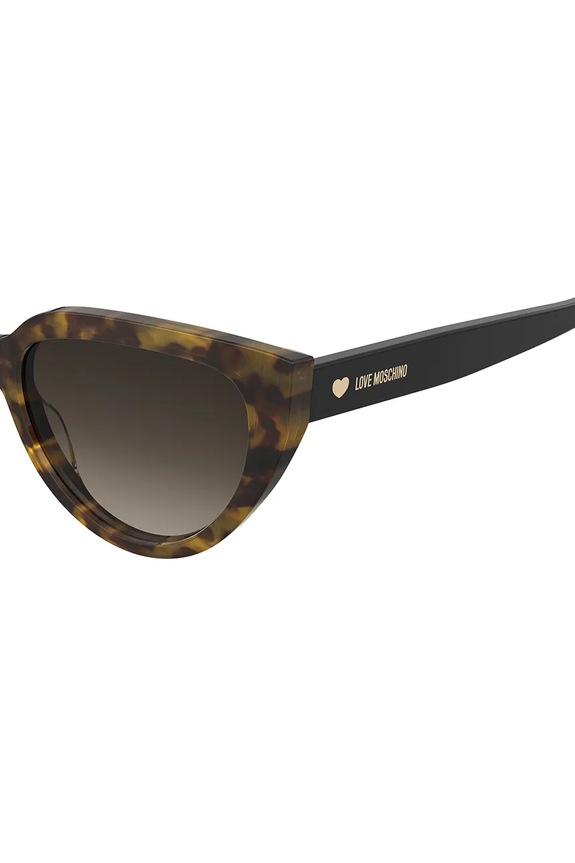 Love Moschino slnečné okuliare dámske MOL095/S hnedá