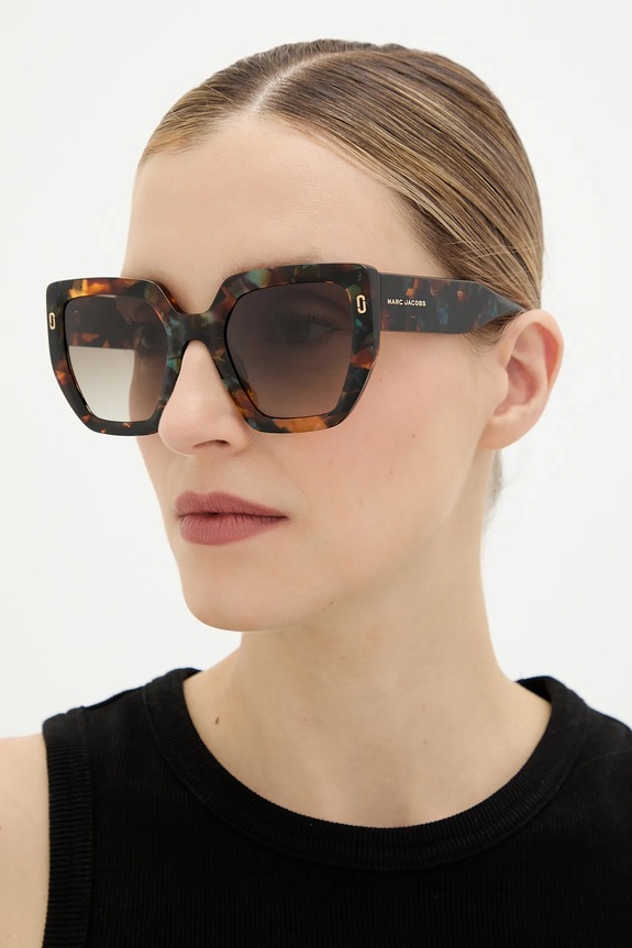 Marc Jacobs occhiali da sole a tinta unita marrone MJ.1126/S