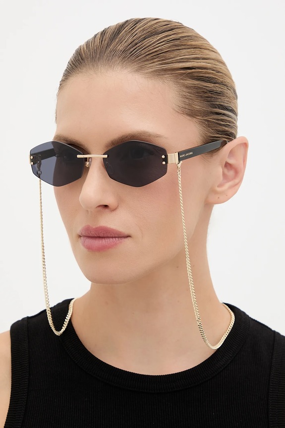 Marc Jacobs occhiali da sole a tinta unita nero MARC.496/S.AIR