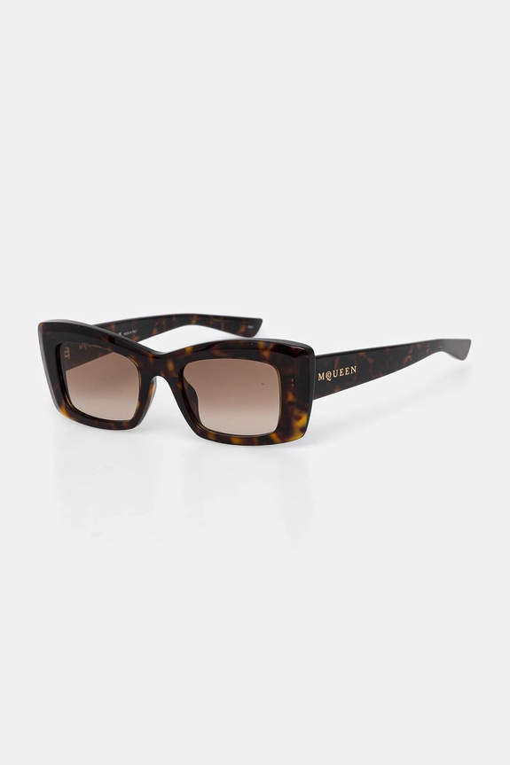 Slnečné okuliare Alexander McQueen AM0526S hnedá AA00