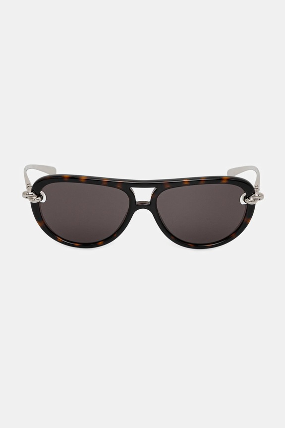 Akcesoria Bottega Veneta okulary przeciwsłoneczne BV1418S srebrny