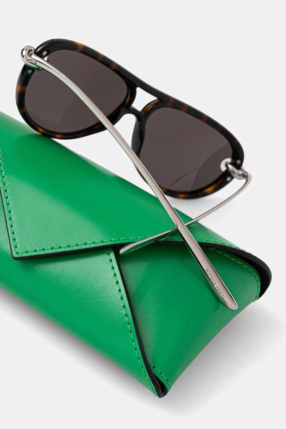 Bottega Veneta okulary przeciwsłoneczne BV1418S srebrny