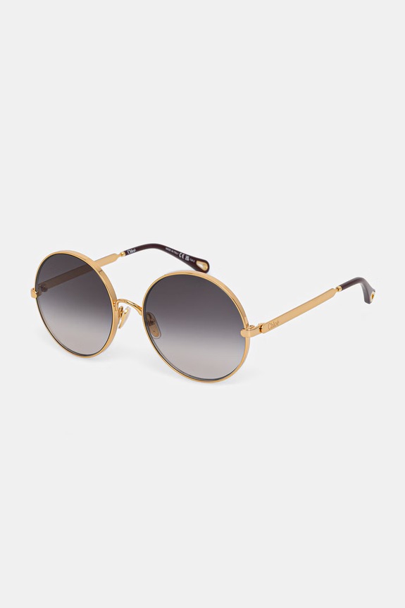 Chloe ochelari de soare rotunzi de damă CH0321S aur AA00