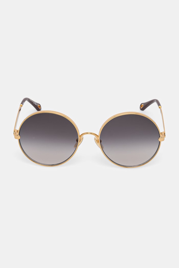 Accesorii Chloe ochelari de soare rotunzi de damă CH0321S aur