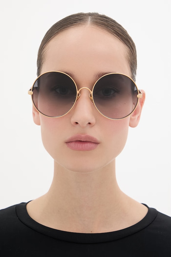 Chloe ochelari de soare rotunzi de damă CH0321S aur