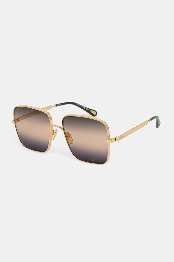 Chloe okulary przeciwsłoneczne kwadratowe damskie złoty CH0324S