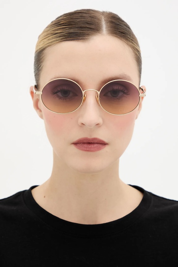 Slnečné okuliare Chloé CH0326S zlatá