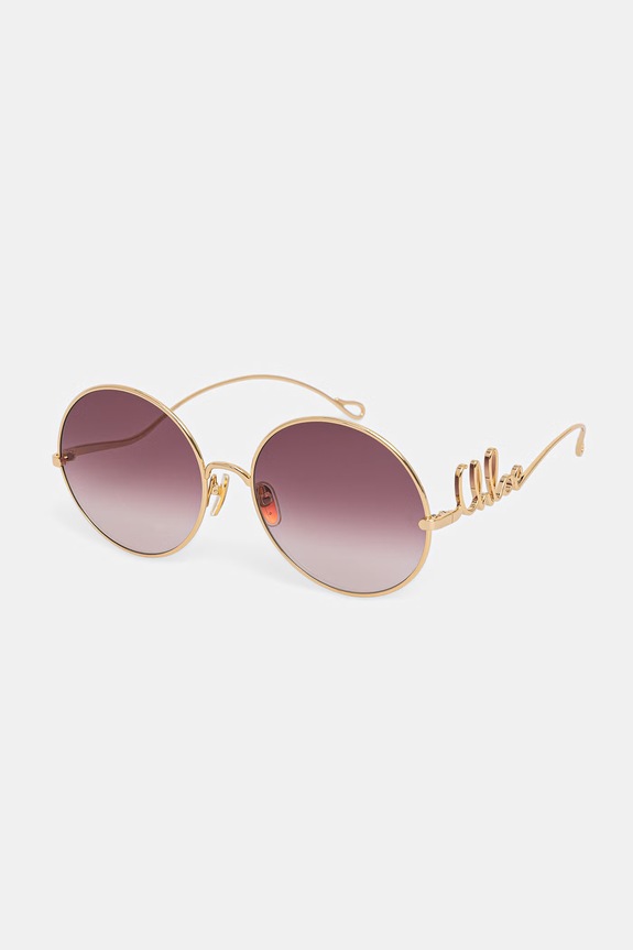 Chloe okulary przeciwsłoneczne okrągłe damskie CH0329S złoty AA00