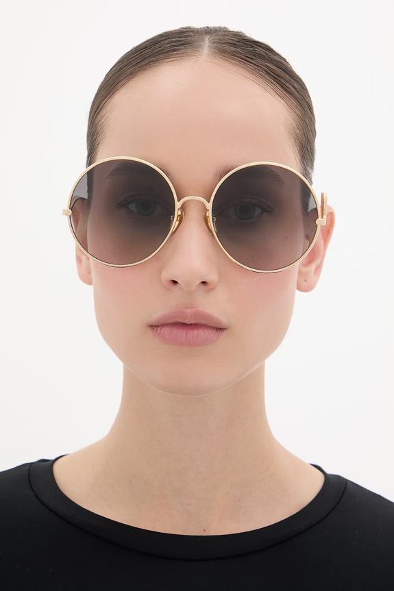 Chloe okulary przeciwsłoneczne okrągłe damskie CH0329S złoty