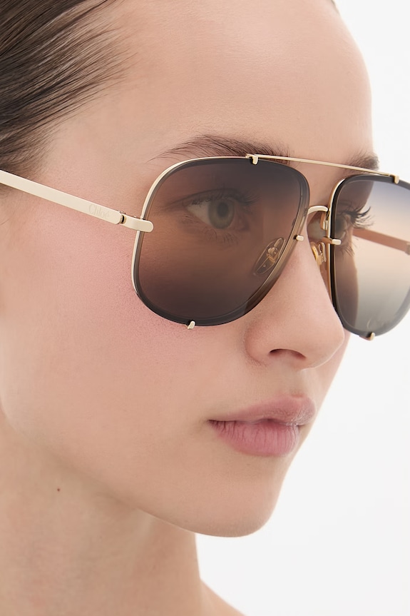 Chloe ochelari de soare aviator pentru femei CH0348S
