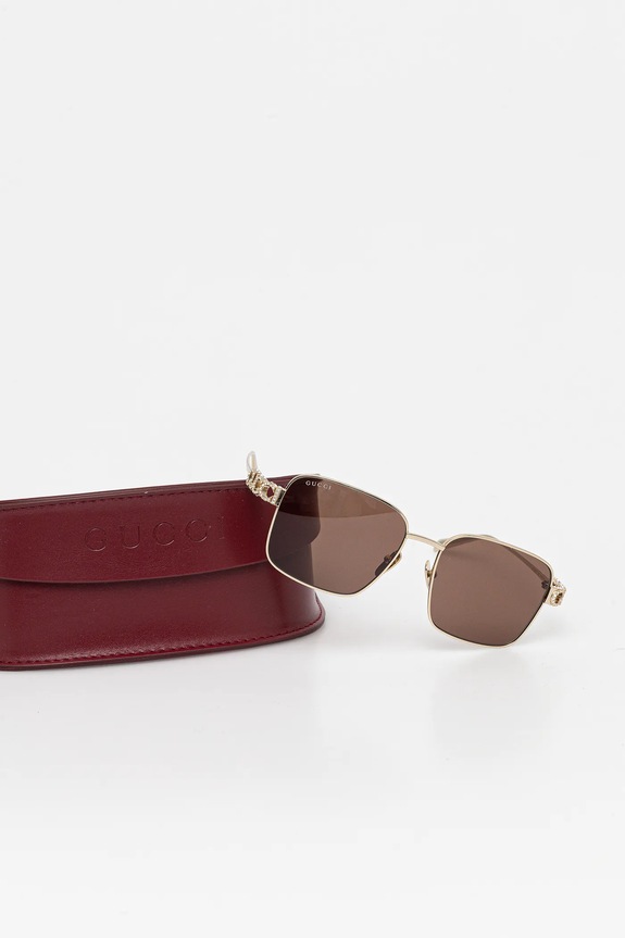 Gucci okulary przeciwsłoneczne GG1937S złoty